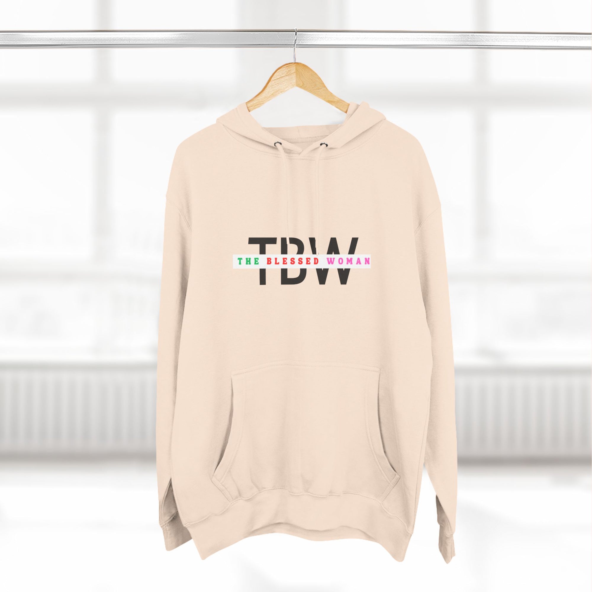 TBW Three-panel fleece hoodie