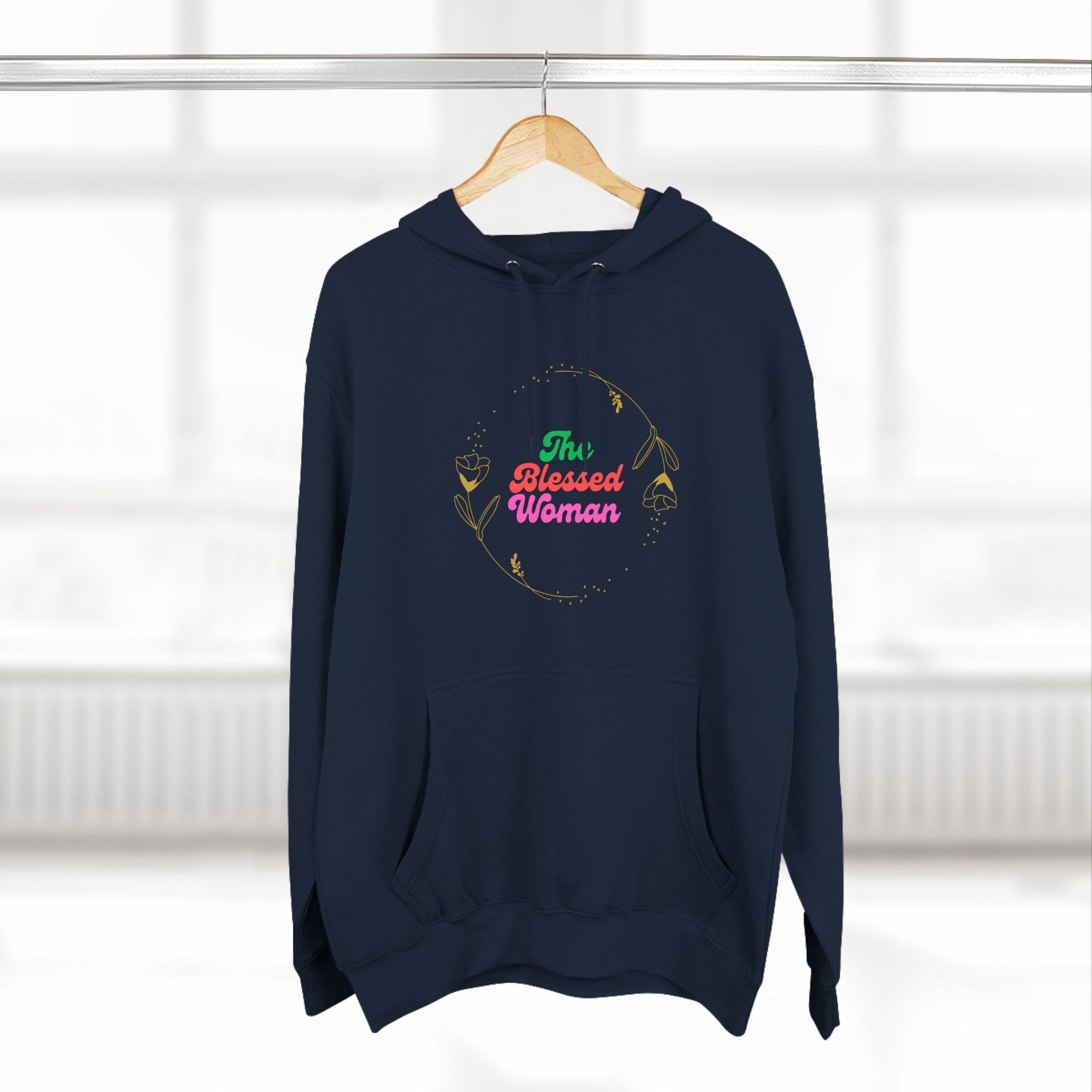 The Blessed Woman Three-Panel Fleece Hoodie