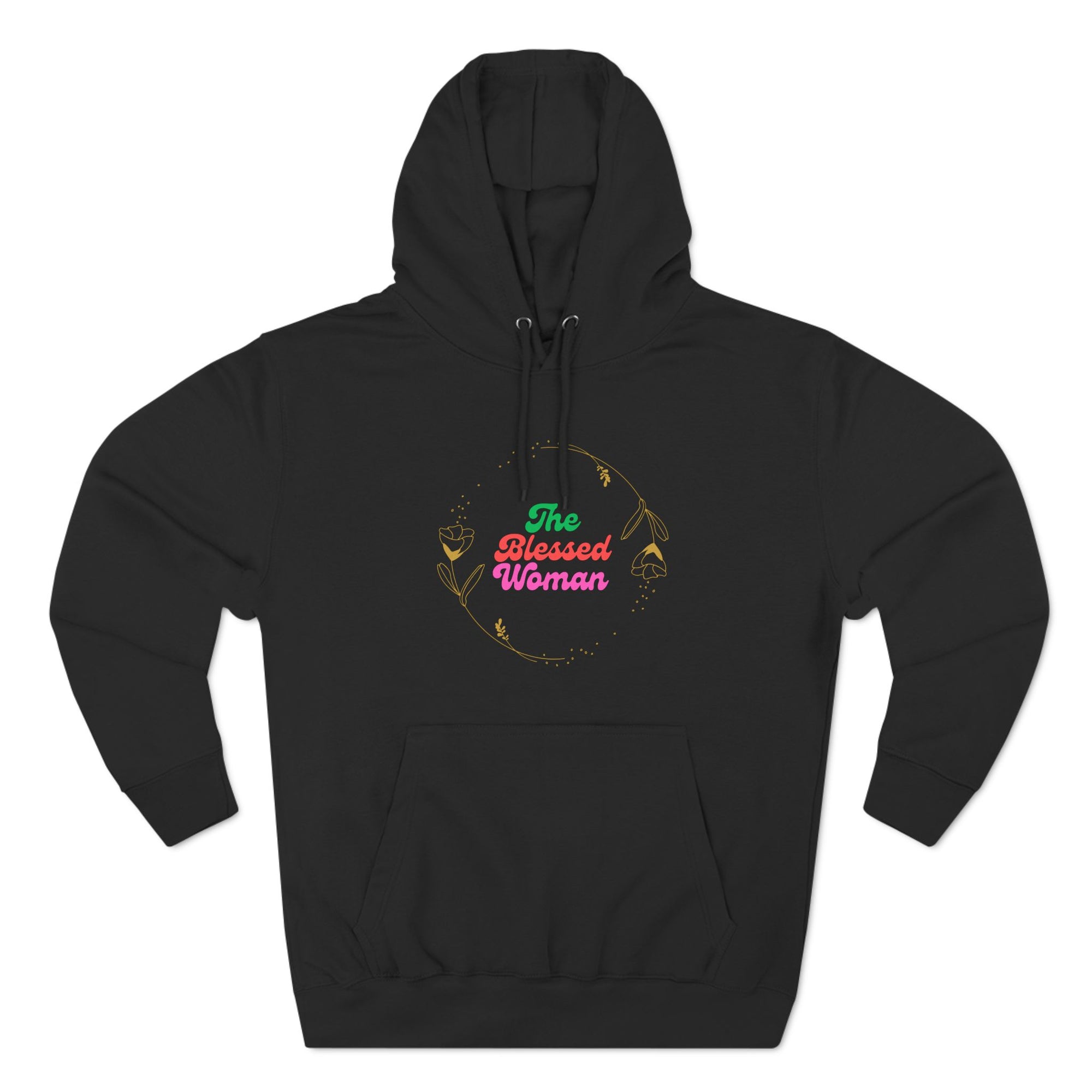 The Blessed Woman Three-Panel Fleece Hoodie