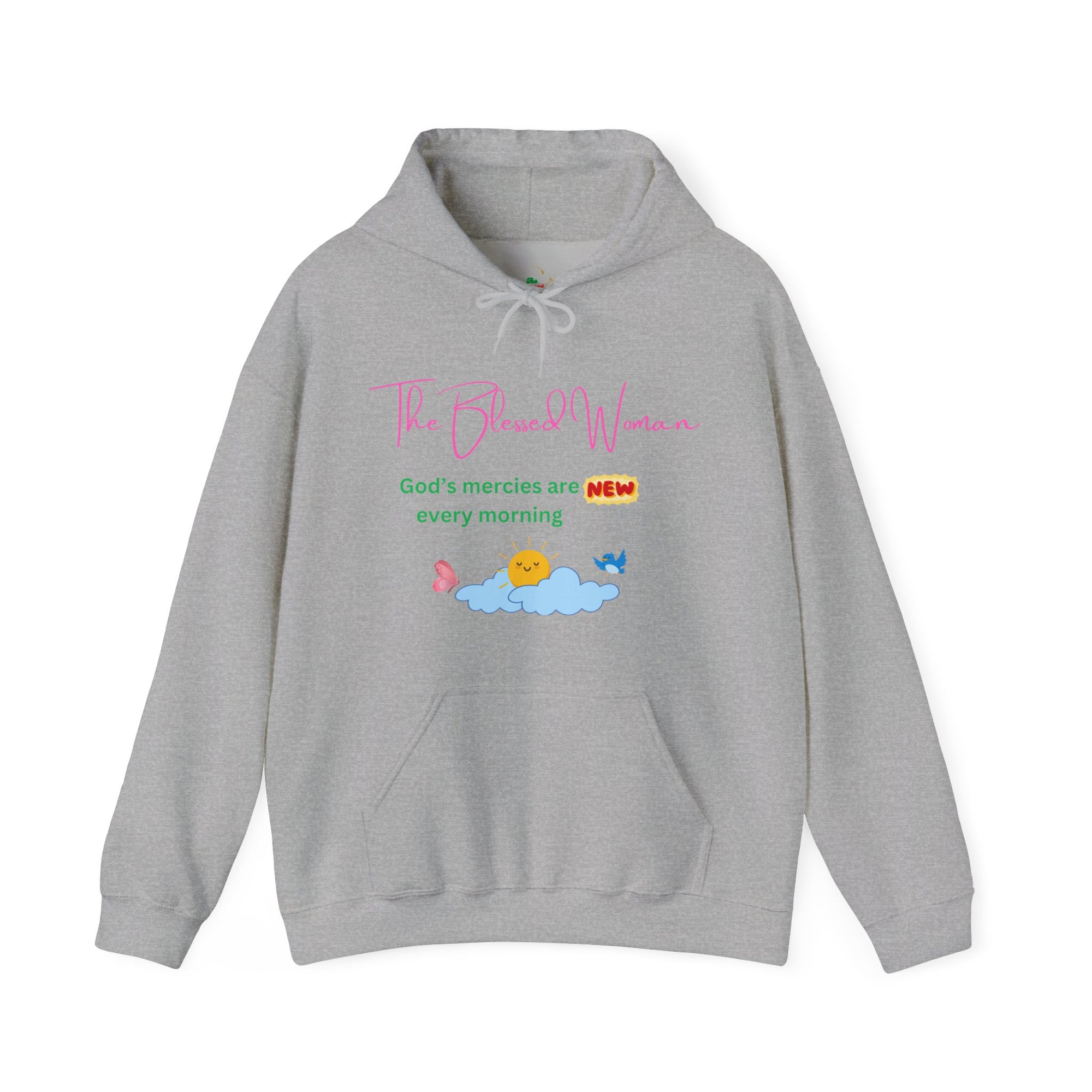 The Blessed Woman New Every morning Hooded Sweatshirt Fall/Winter essentials