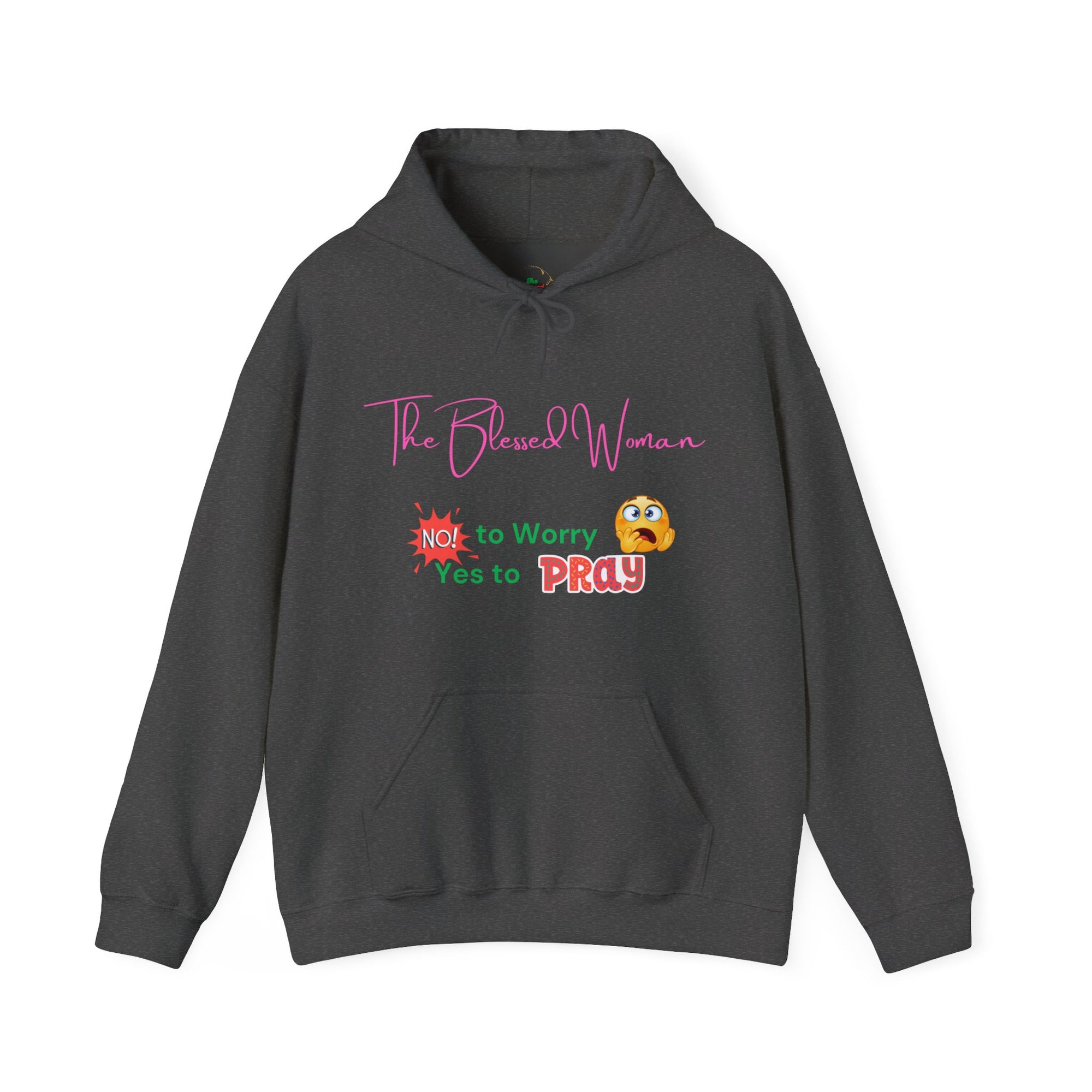 The Blessed No to Worry  Hooded Sweatshirt Fall/Winter essentials