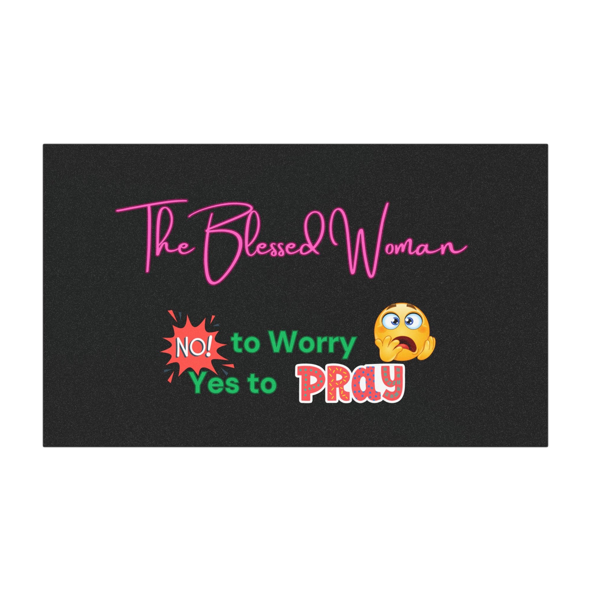 The Blessed Woman  No worry custom made car magnets
