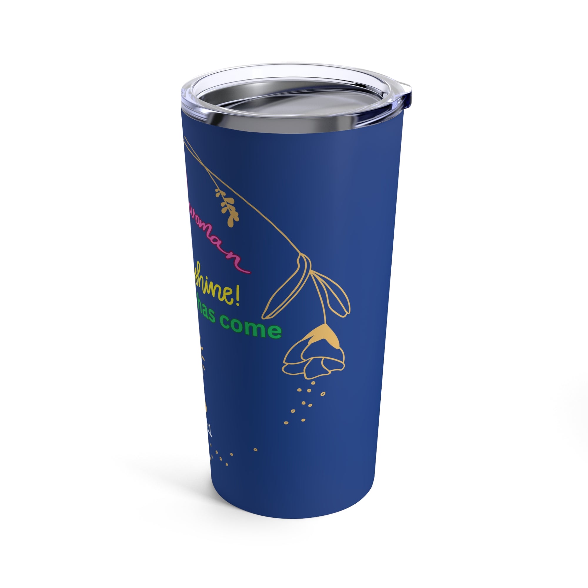The Blessed Arise Woman Hot and Cold Black Tumbler 20oz