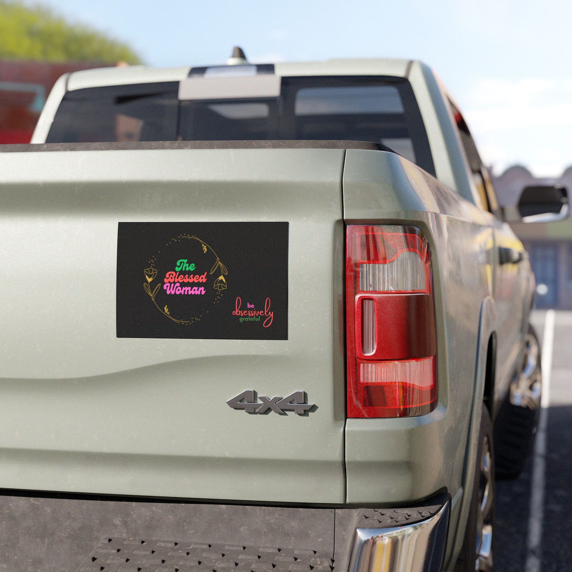 The Blessed Woman all-weather durable customized Car Magnets