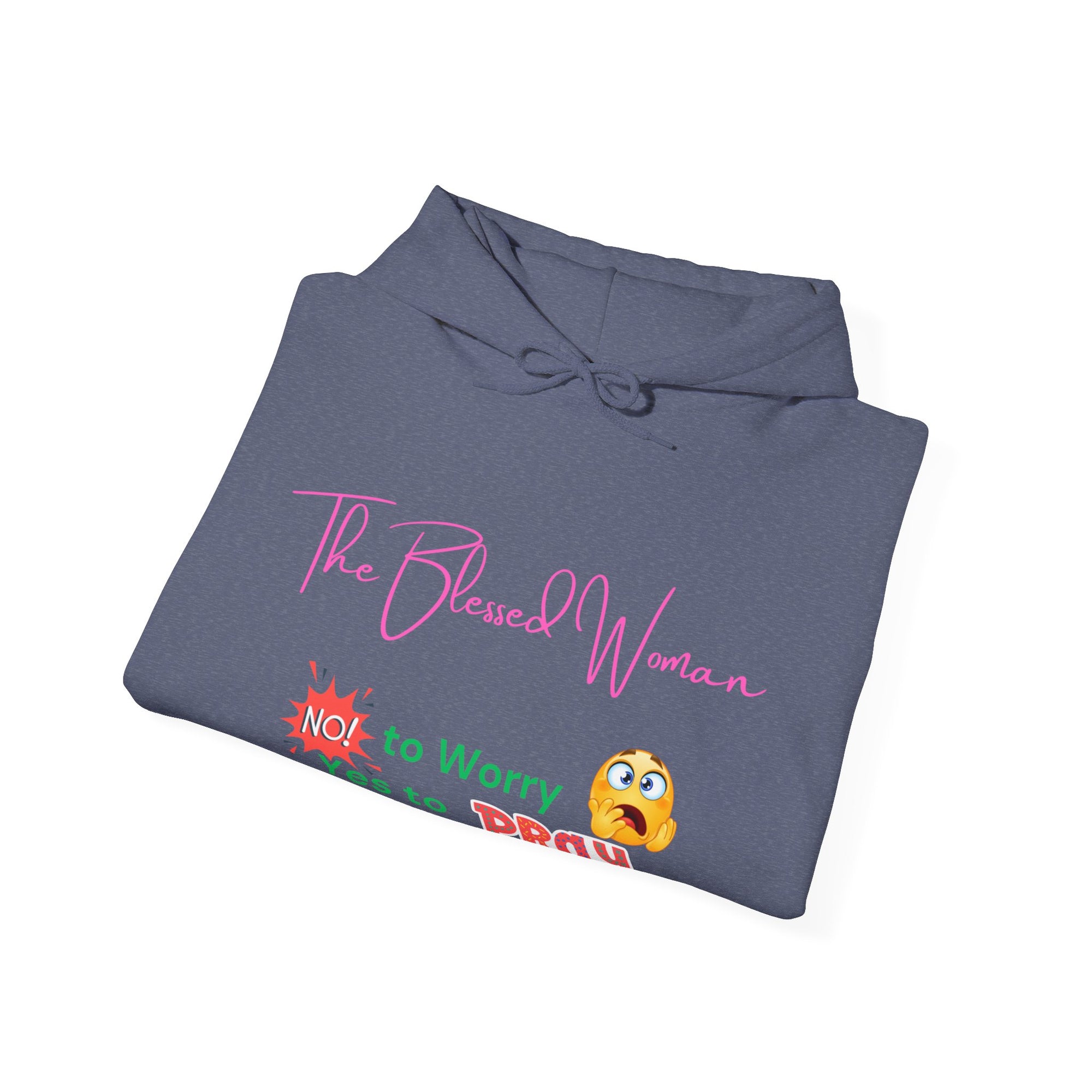 The Blessed No to Worry  Hooded Sweatshirt Fall/Winter essentials