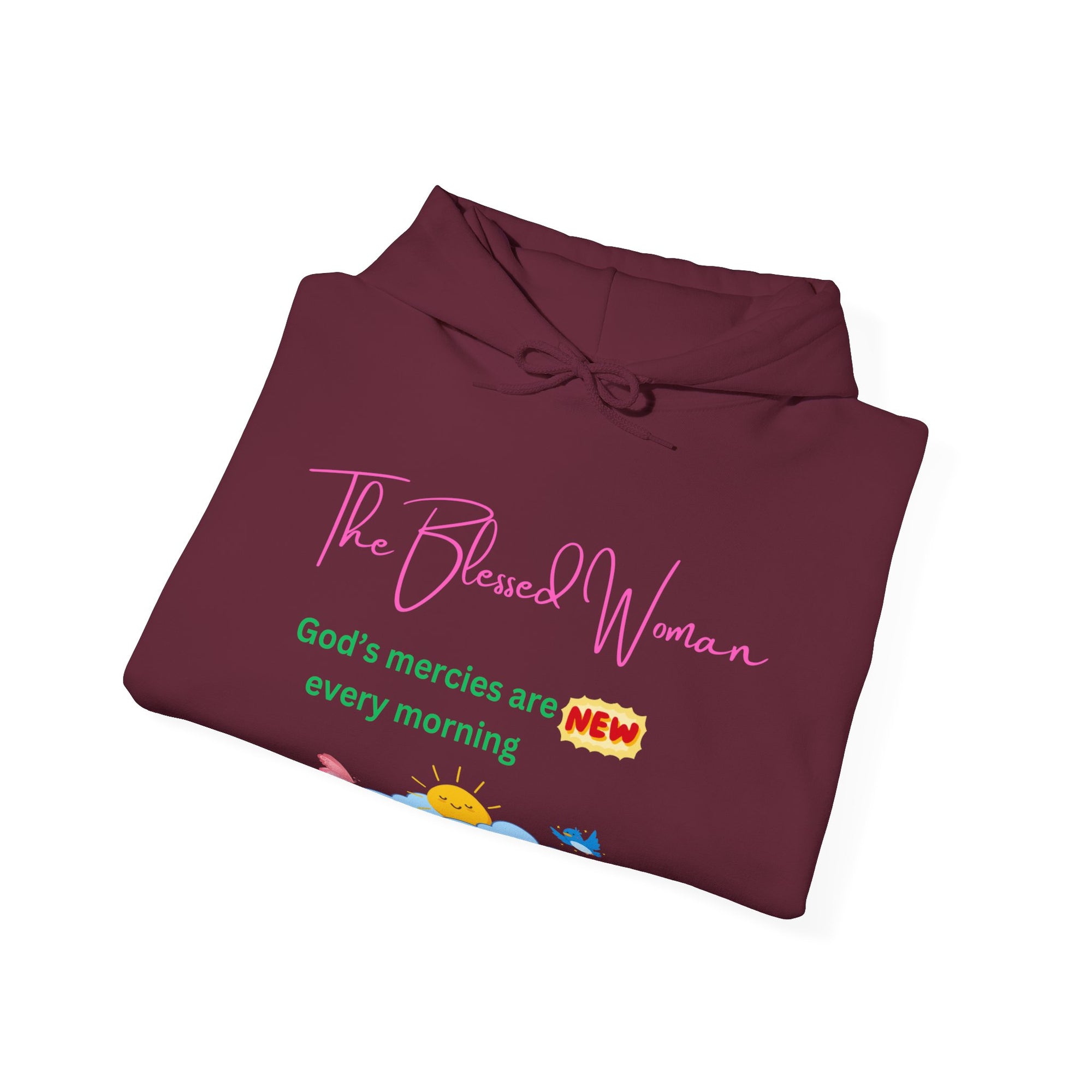 The Blessed Woman New Every morning Hooded Sweatshirt Fall/Winter essentials
