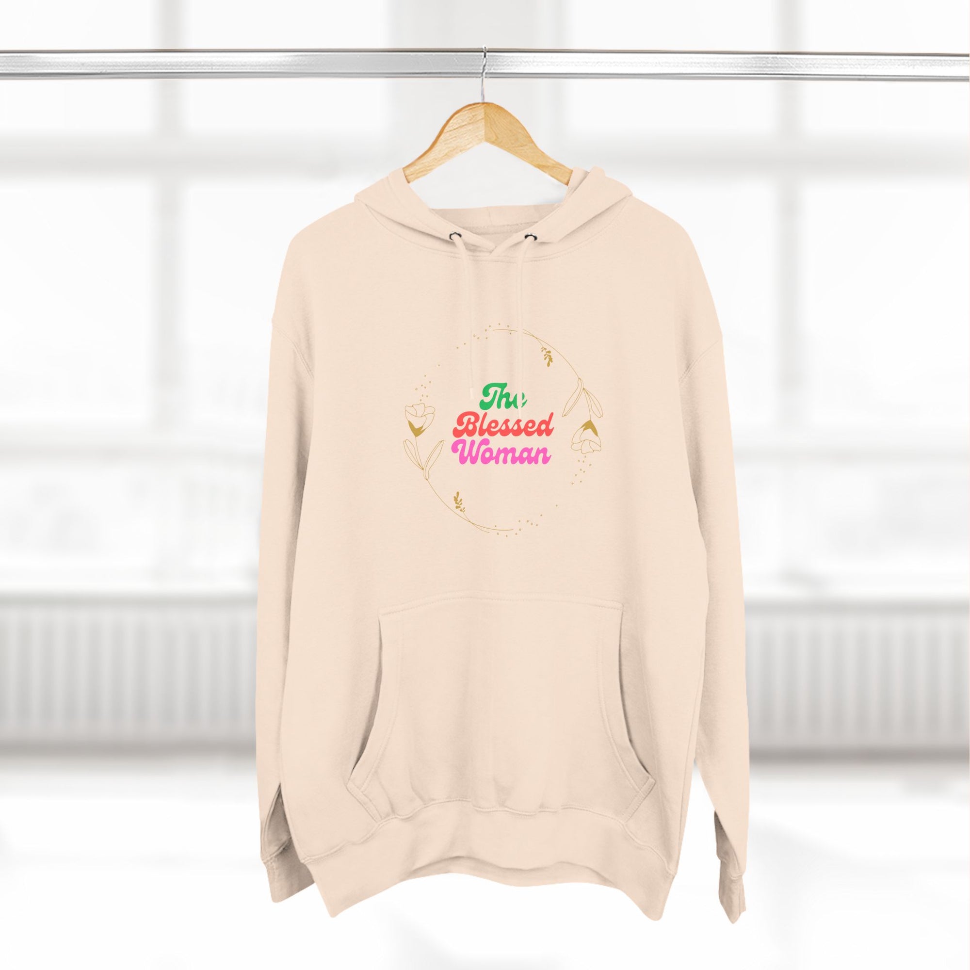 The Blessed Woman Three-Panel Fleece Hoodie