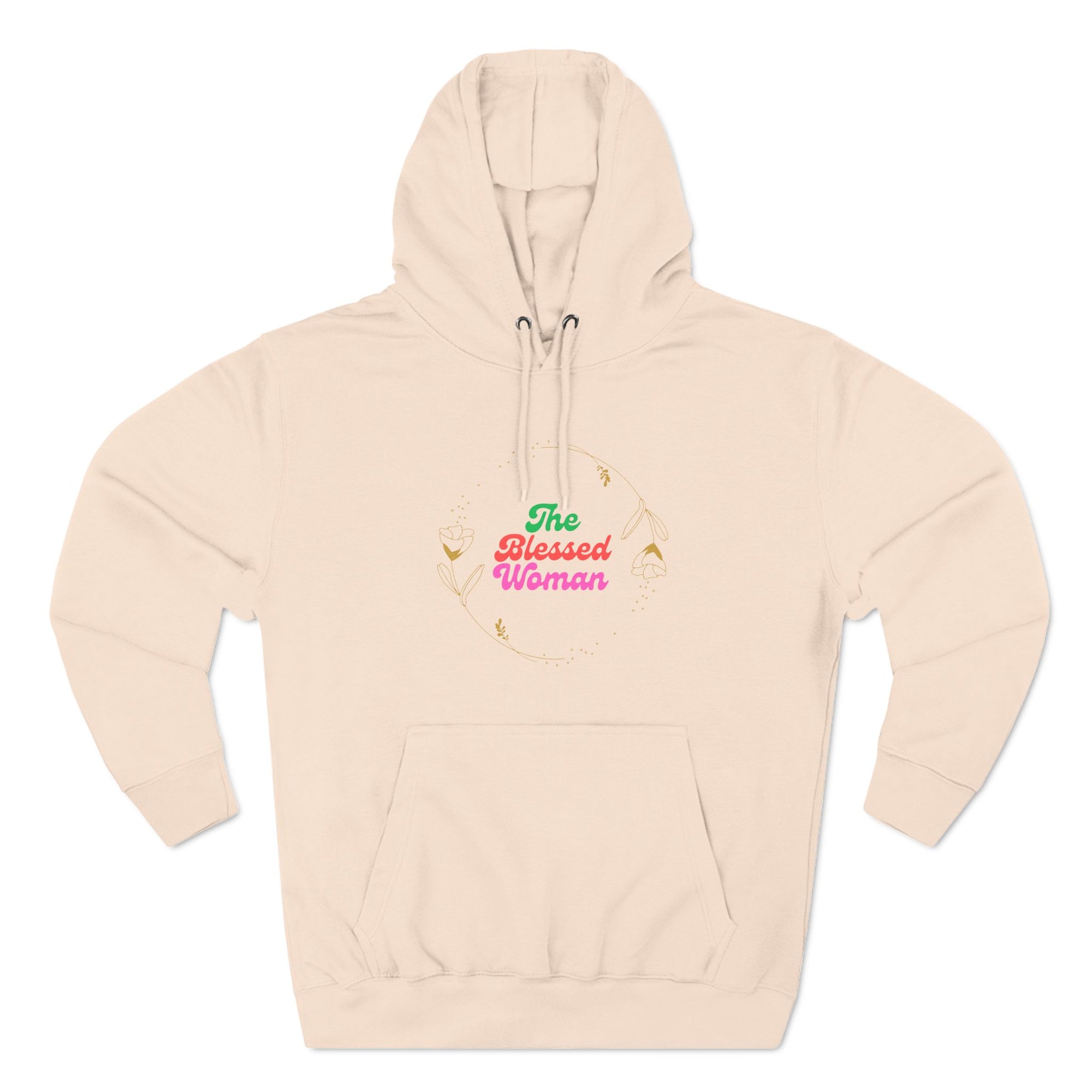 The Blessed Woman Three-Panel Fleece Hoodie