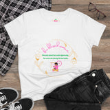 The Blessed hardworking Women's Midweight Cotton Tee