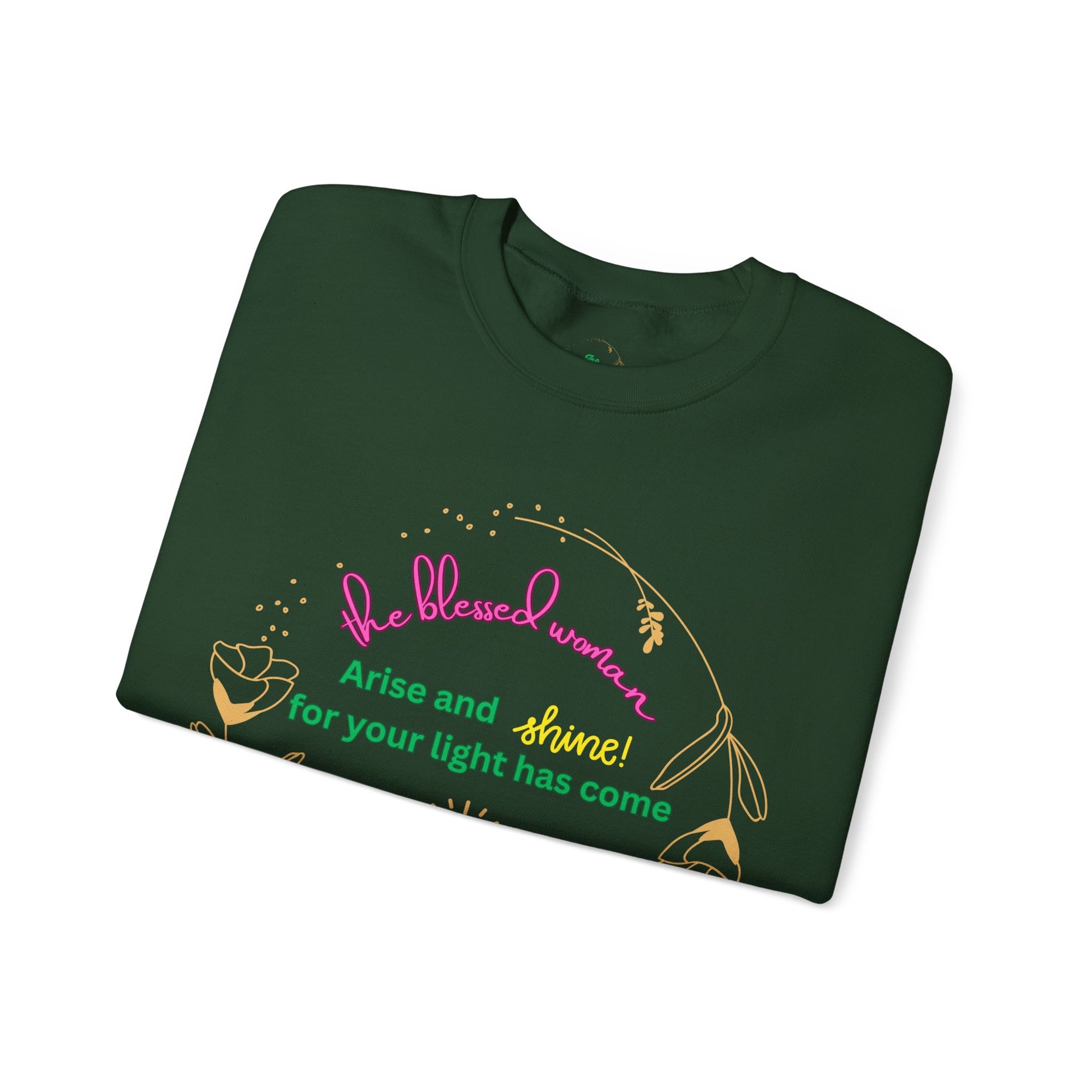 The Blessed Shine Woman Crewneck Sweatshirt Fall/Winter essential