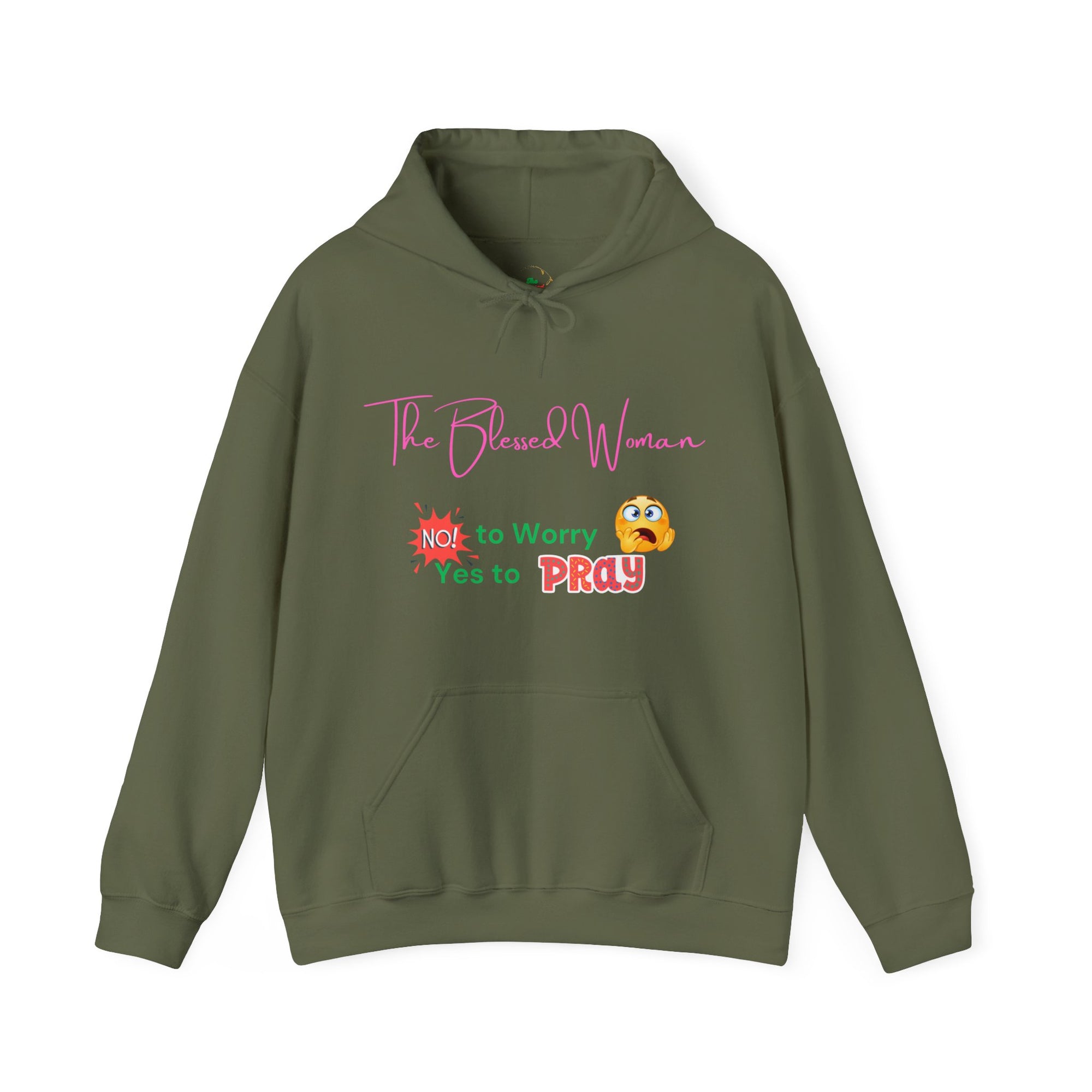 The Blessed No to Worry  Hooded Sweatshirt Fall/Winter essentials
