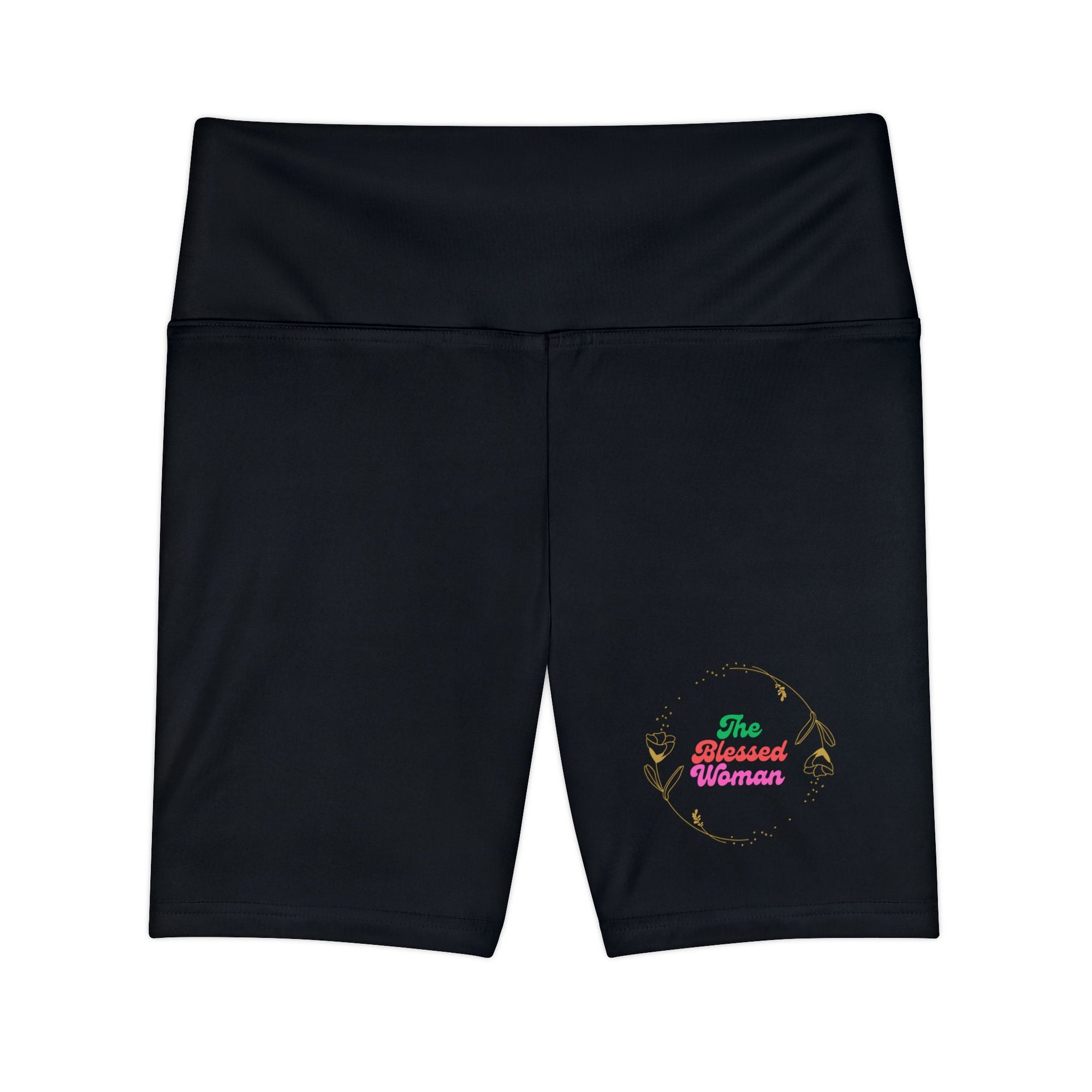 The Blessed Women's Workout Shorts (AOP)