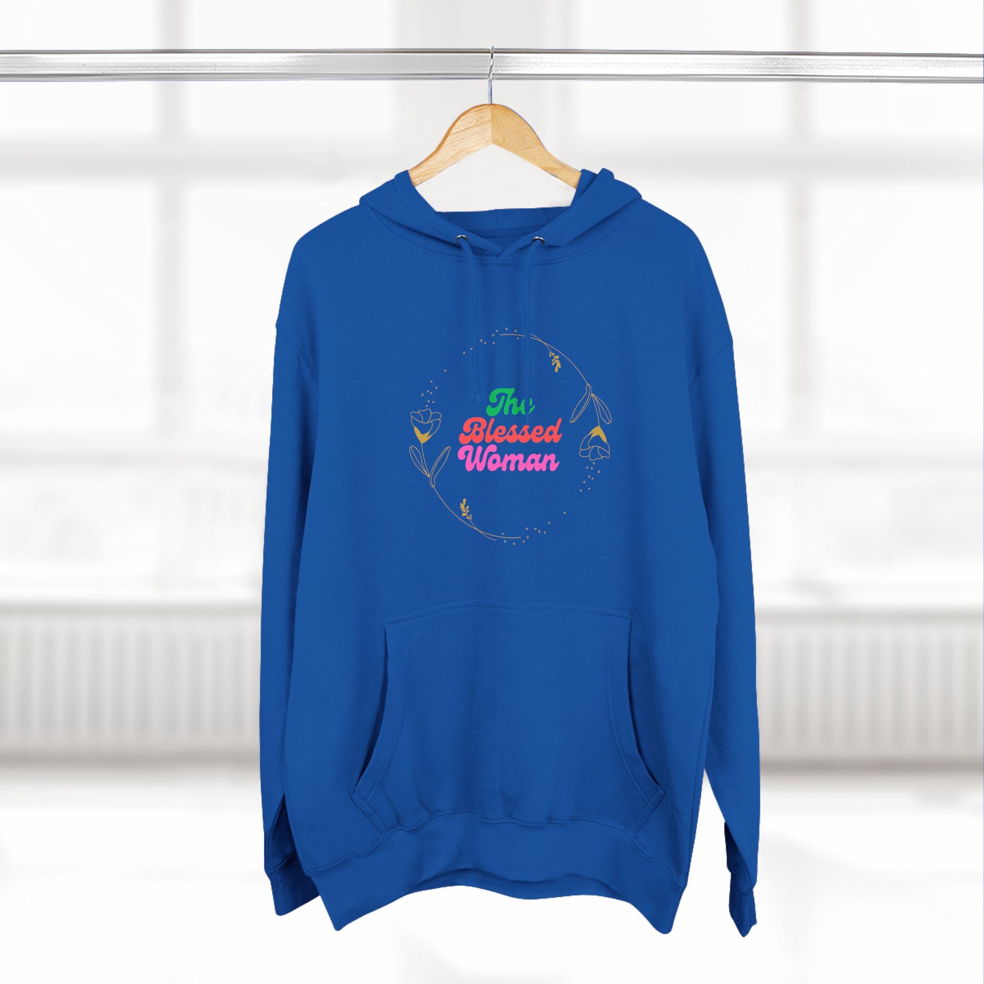 The Blessed Woman Three-Panel Fleece Hoodie