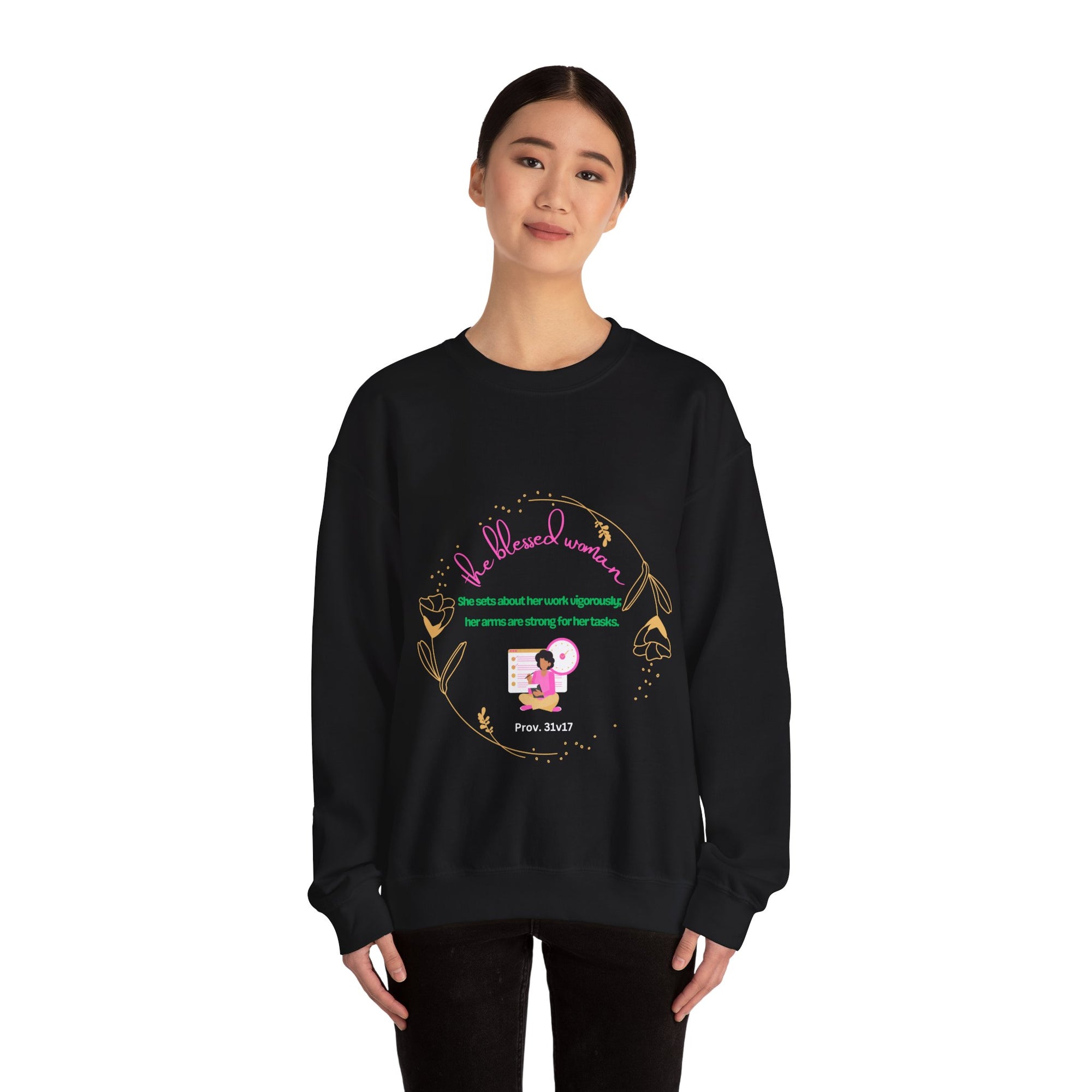 The Blessed Hardworking Woman  Sweatshirt- Fall/winter essentials