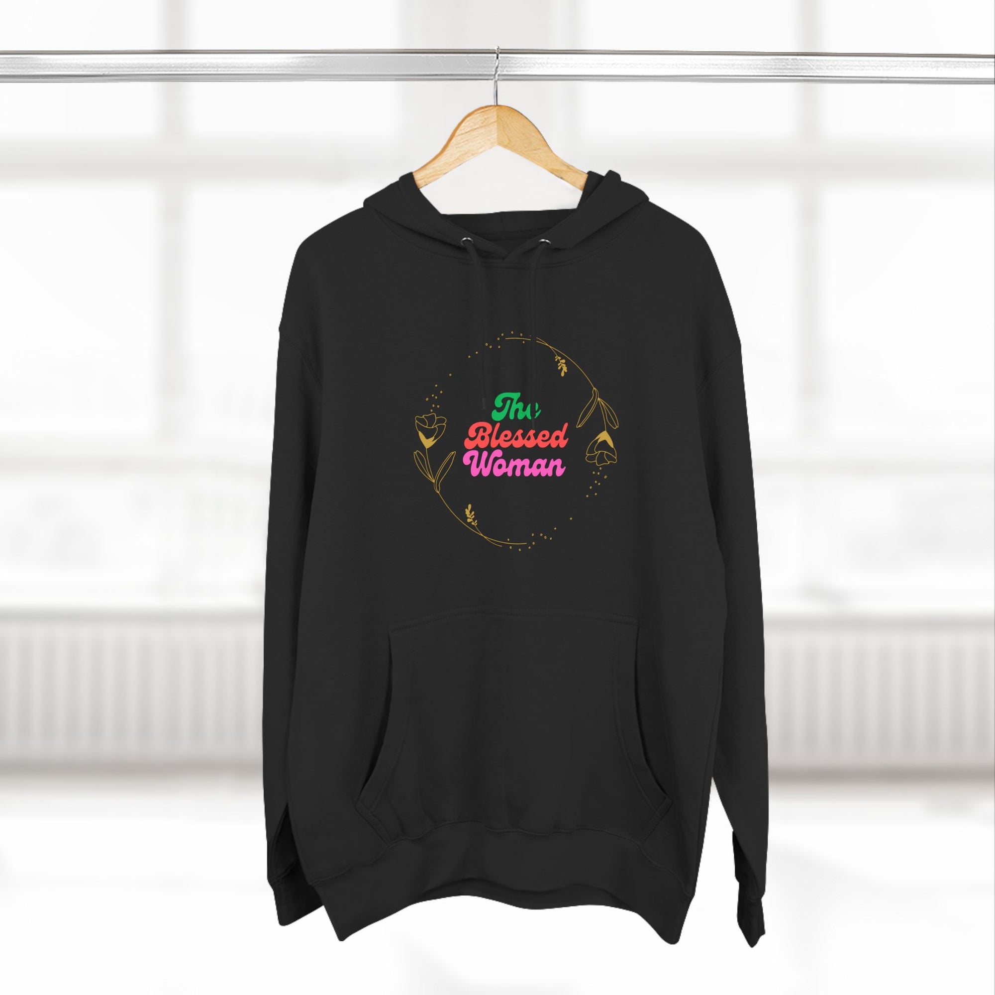 The Blessed Woman Three-Panel Fleece Hoodie