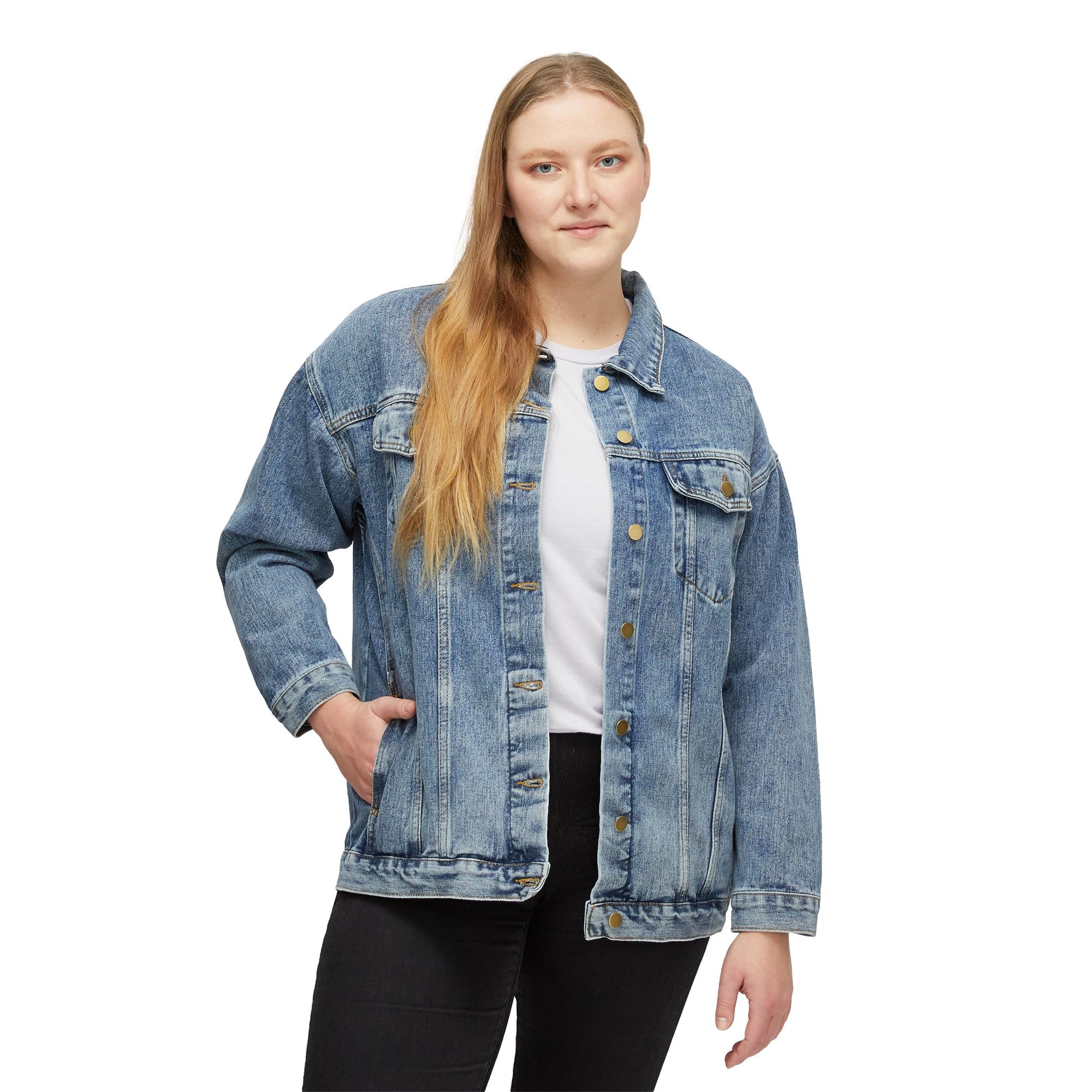 The Blessed Women's Grateful Denim Jacket