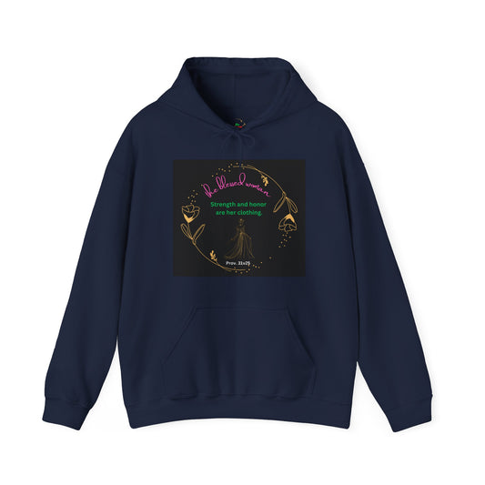 The Blessed Honor Woman Hooded Sweatshirt-Fall/winter essentials