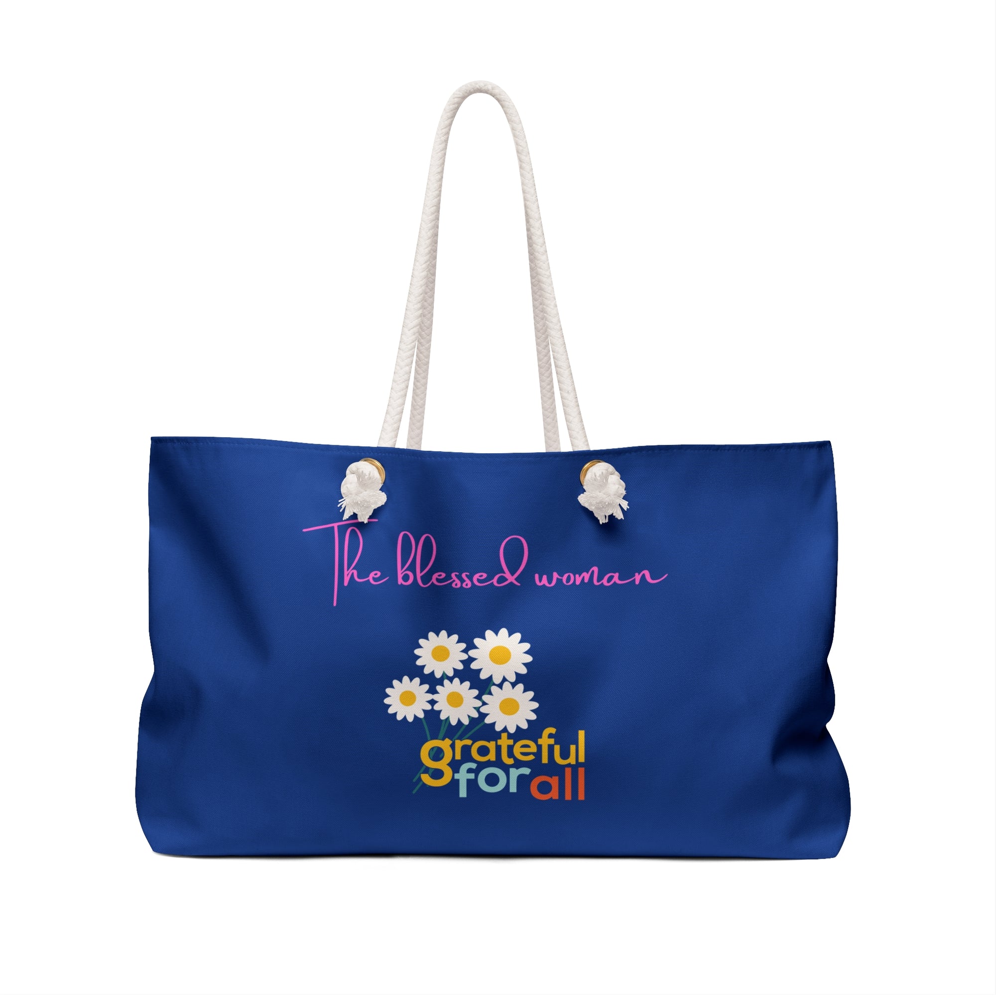 The Blessed Woman Grateful Weekender Bag