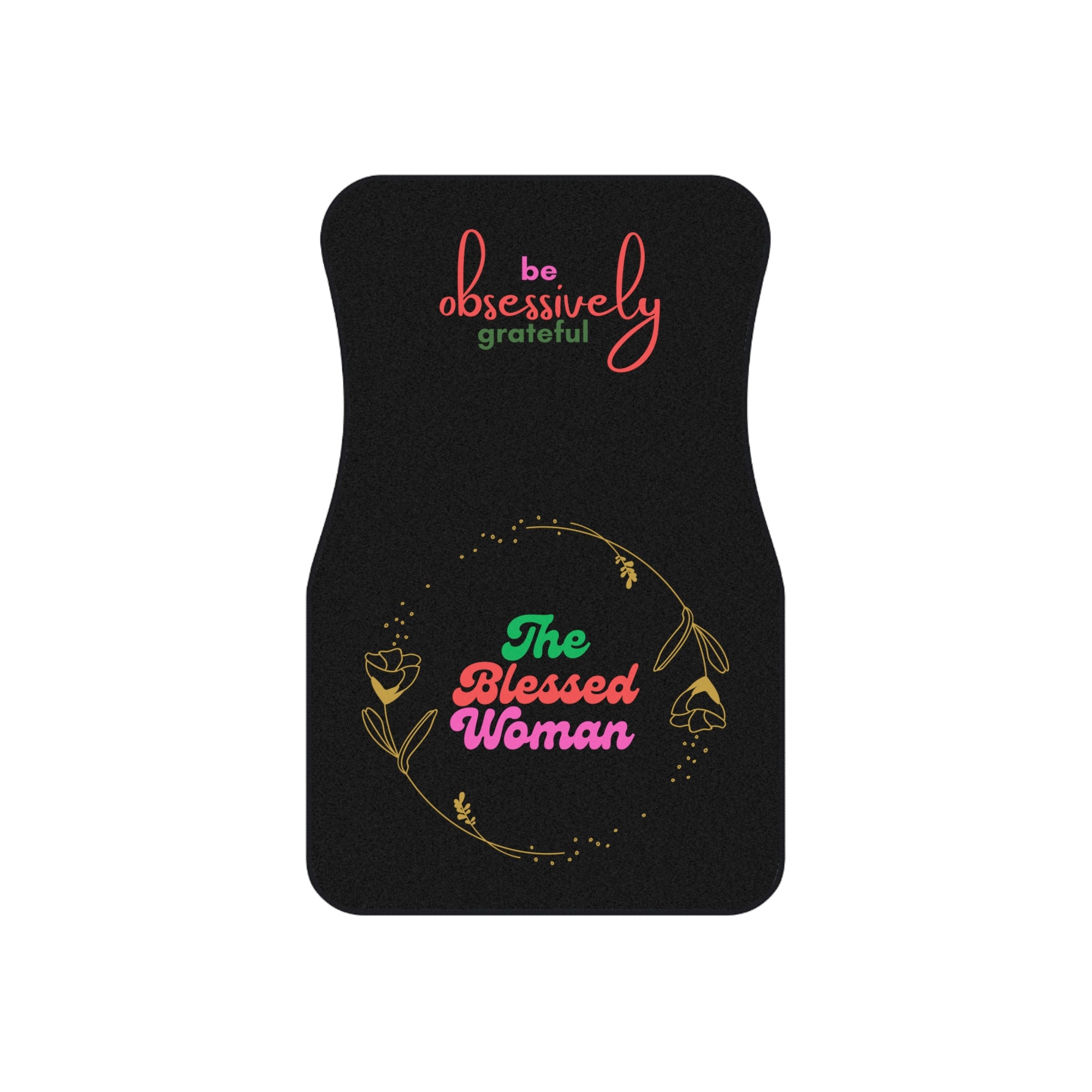 The Blessed Woman Customized Non-slip Car Mats (2x Front)