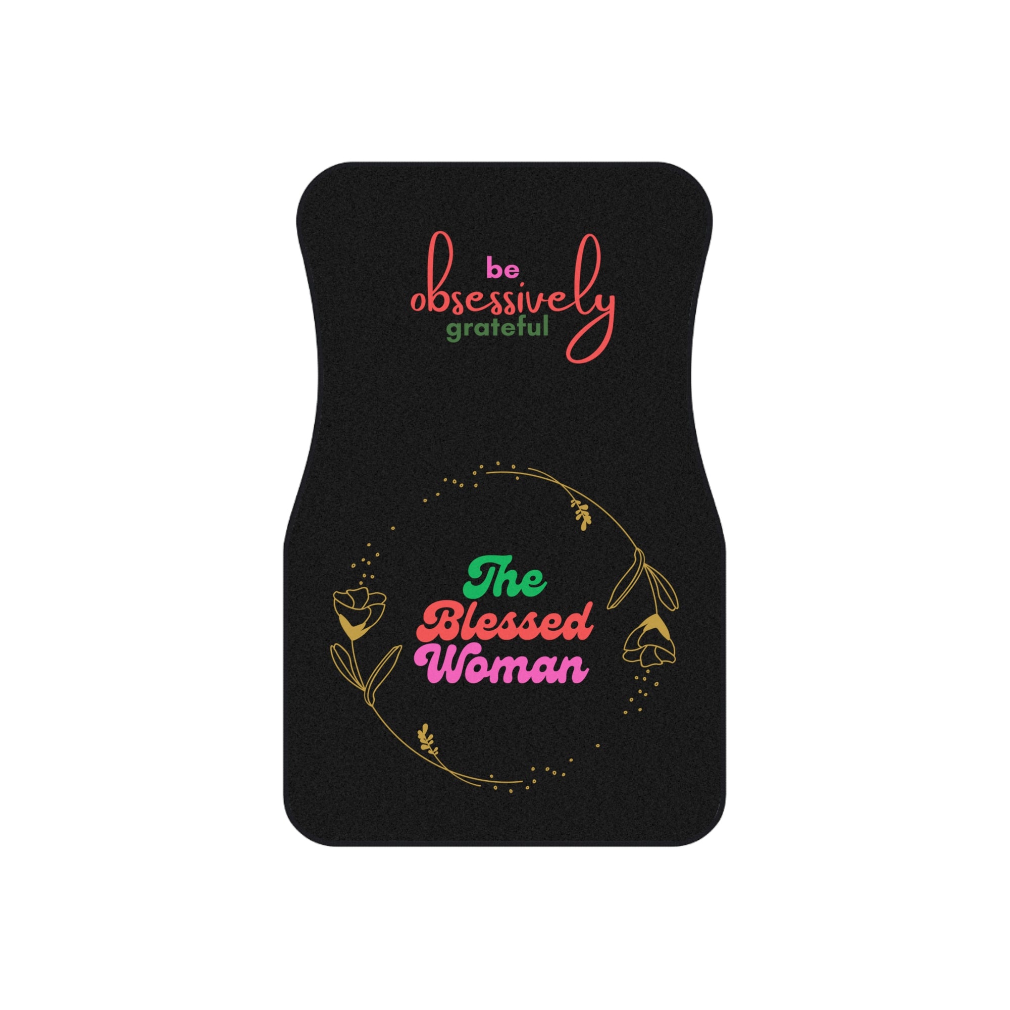 The Blessed Woman Customized Non-slip Car Mats (2x Front)