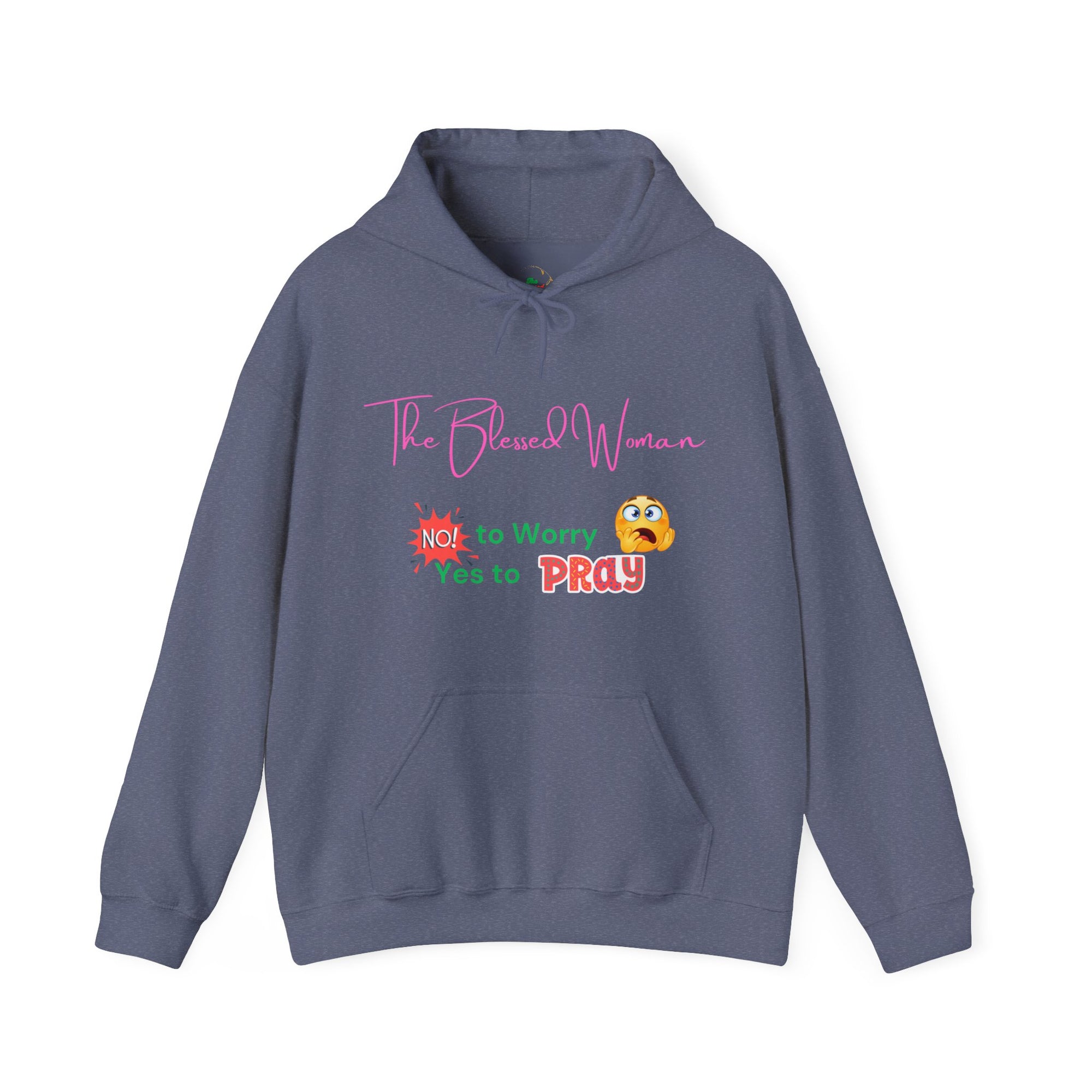 The Blessed No to Worry  Hooded Sweatshirt Fall/Winter essentials