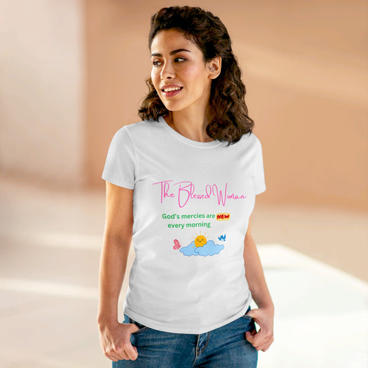 The Blessed Woman-Mercies New- Cotton T-shirt Gildan customized