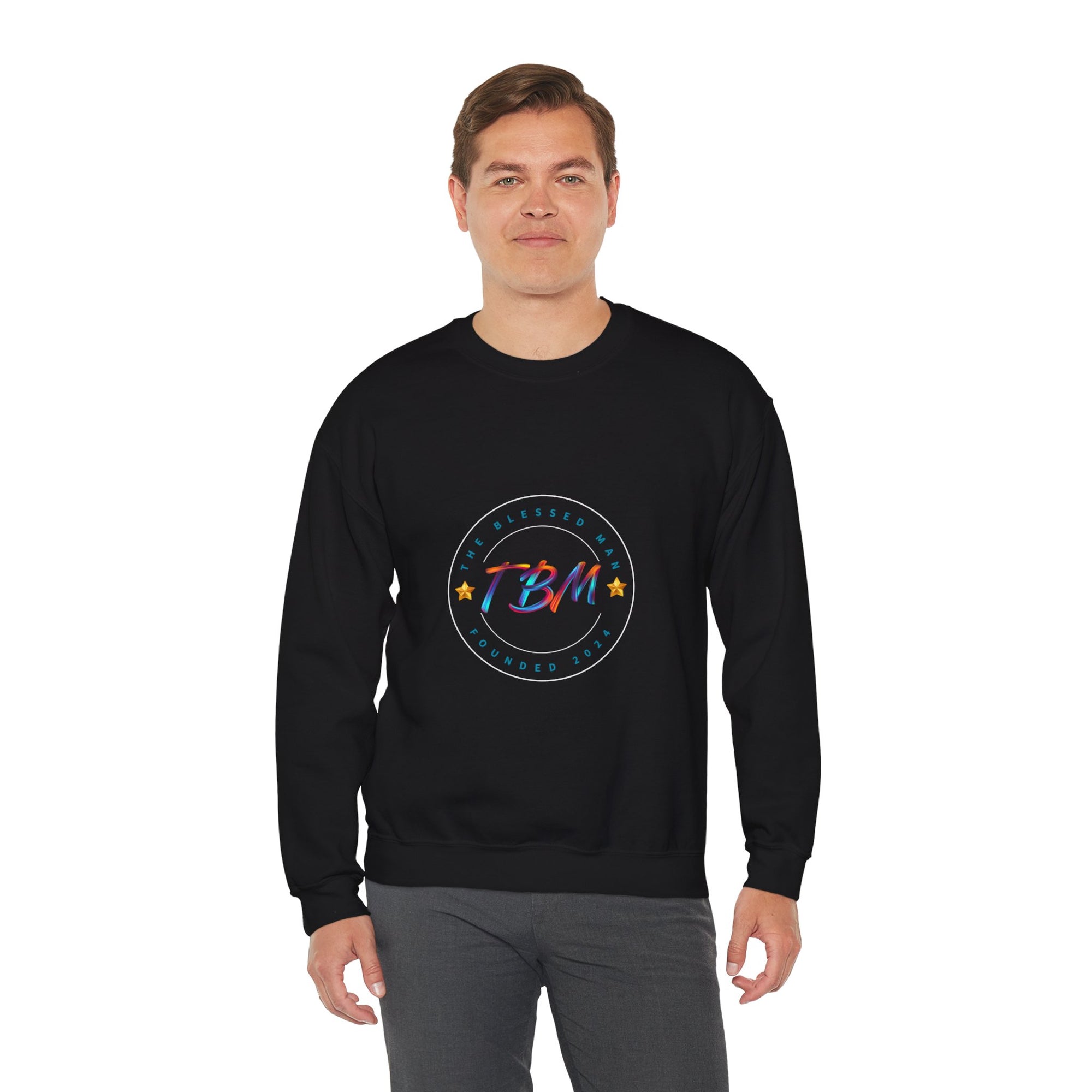 The Blessed Man Crewneck Sweatshirt Cotton Fall/Winter Essentials