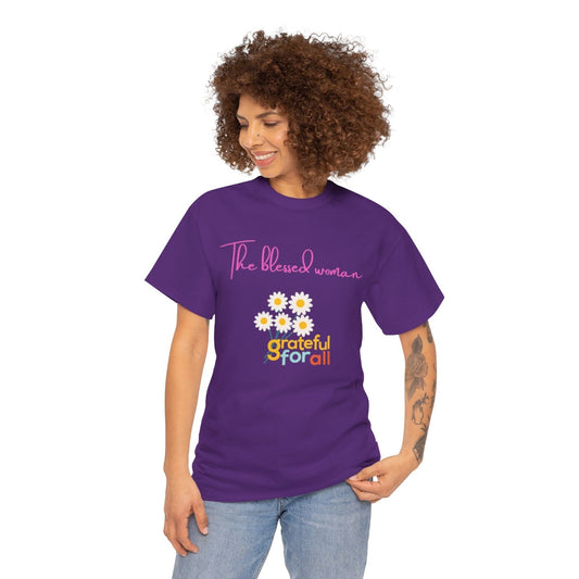 The Grateful Woman T-Shirt-Cotton-Gildan customized regular fit